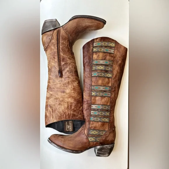 Old Gringo Brown Leather Elina Ganado Boots | W's Size 8 - Picture 2 of 8